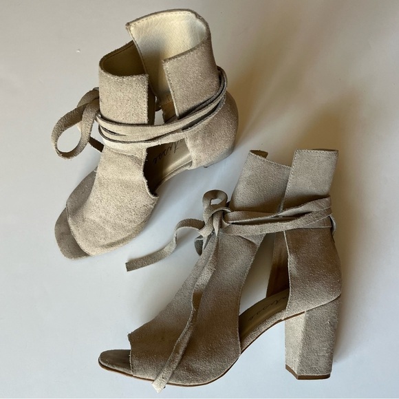 Matisse Rewind Suede open Toe Bootie Size 8.5 - Picture 8 of 10